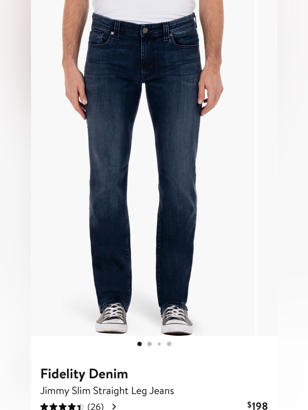 Fidelity Men’s Straight Jeans - 36x32